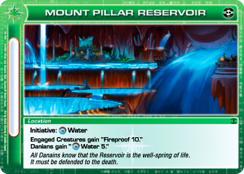 Chaotic TCG Singles: equipo de batalla y ubicaciones