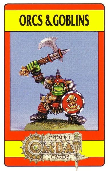 Citadel Combat Cards- Orcs & Goblins