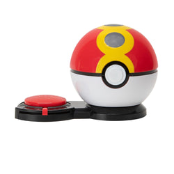 Jazwares Pokemon Surprise Attack Game Pikachu with Repeat Ball vs. Bulbasaur with Poke Ball