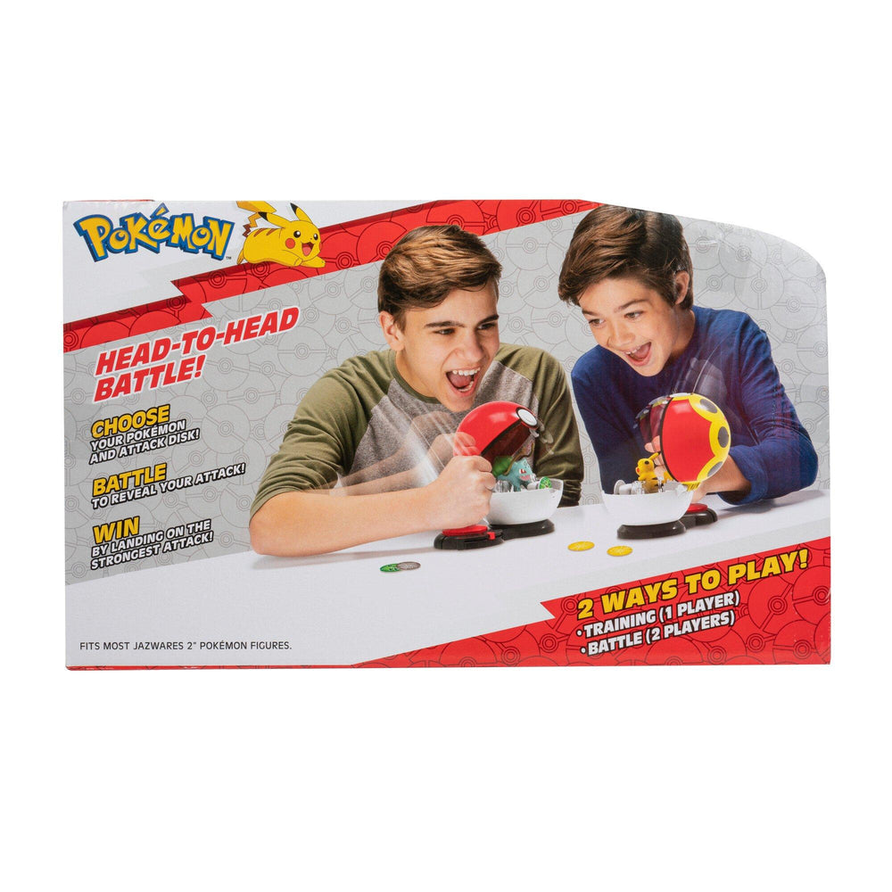 Jazwares Pokemon Surprise Attack Game Pikachu with Repeat Ball vs. Bulbasaur with Poke Ball