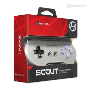 Hyperkin Scout Premium Controller for Super NES (Gray)