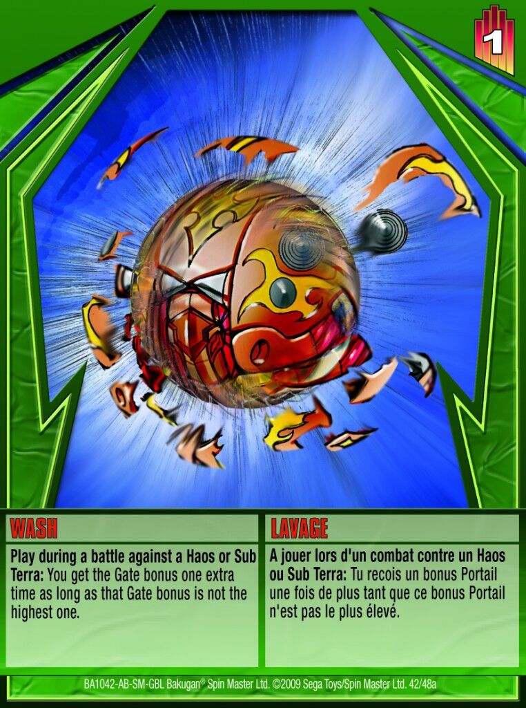 Bakugan (2009) Cartas individuales