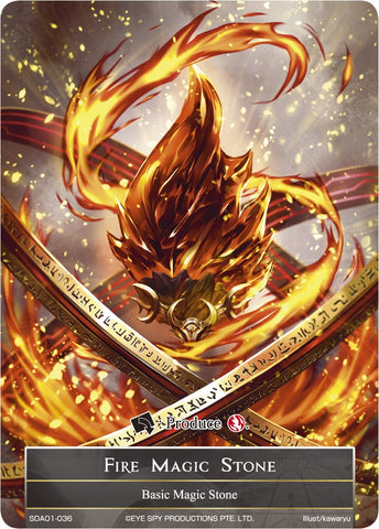 Fire Magic Stone (SDAO1-036) [Alice Origin Starter Deck]