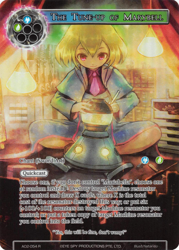 The Tune-up of Marybell (Full Art) (AO2-054) [Alice Origin II]