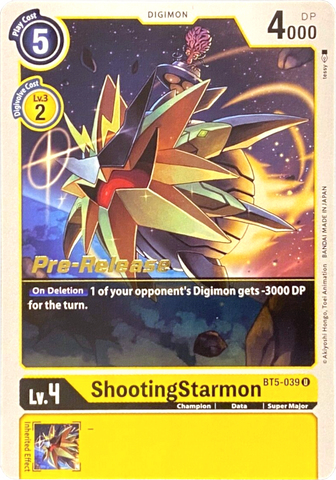 ShootingStarmon [BT5-039] [Promociones previas al lanzamiento de Battle of Omni] 