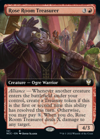 Rose Room Treasurer (Extended Art) [Streets of New Capenna Commander]