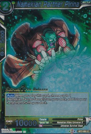 Namekian Partner Pirina (Assault of the Saiyans) [BT7-091_PR]