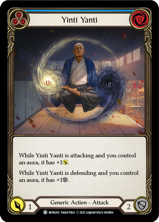 Yinti Yanti (Bleu) [MON292-RF] 1ère édition Rainbow Foil 