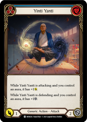 Yinti Yanti (Bleu) [MON292-RF] 1ère édition Rainbow Foil 