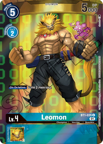 Leomon [BT1-035] (Tamer's Card Set 1) [Release Special Booster Ver.1.0]