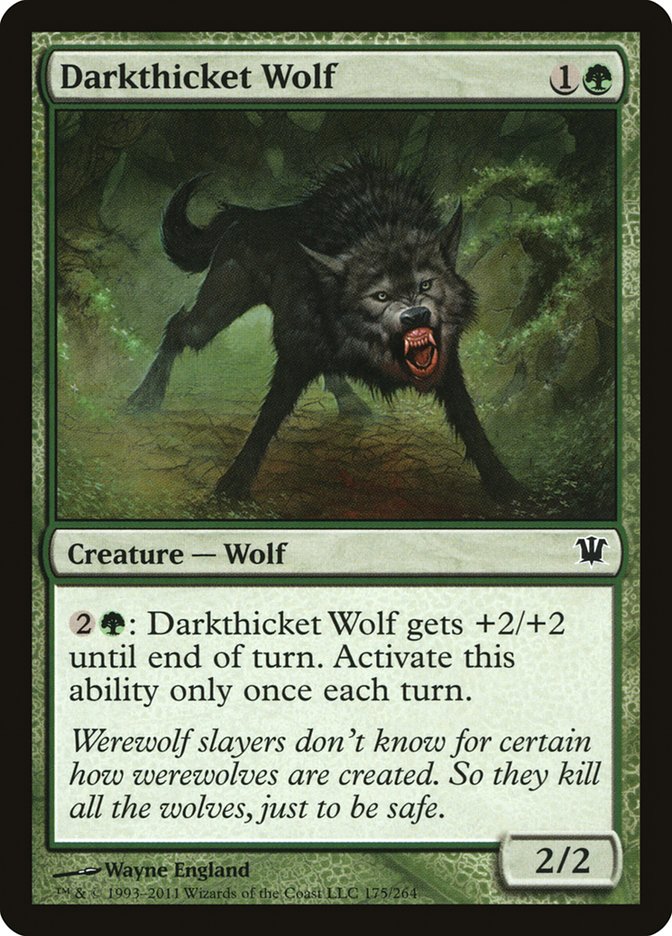 Lobo de matorral oscuro [Innistrad] 