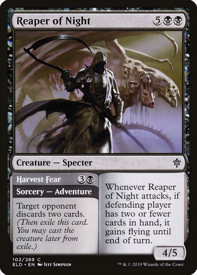 Reaper of Night // Harvest Fear [Trône d'Eldraine] 