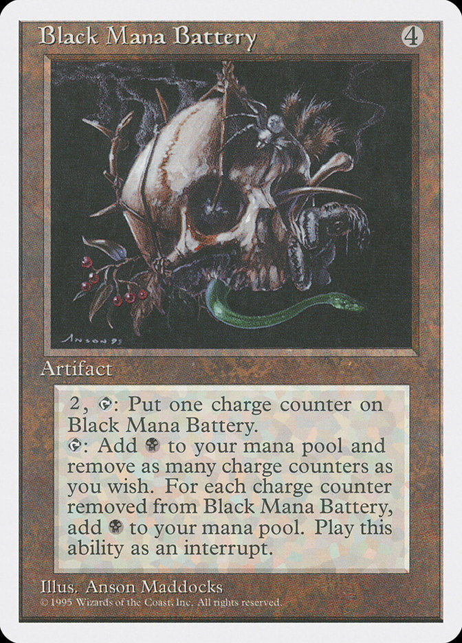 Black Mana Battery [Quatrième édition] 