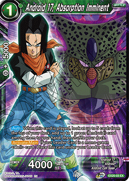 Android 17, Absorption Imminent (EX20-03) [Ultimate Deck 2022]