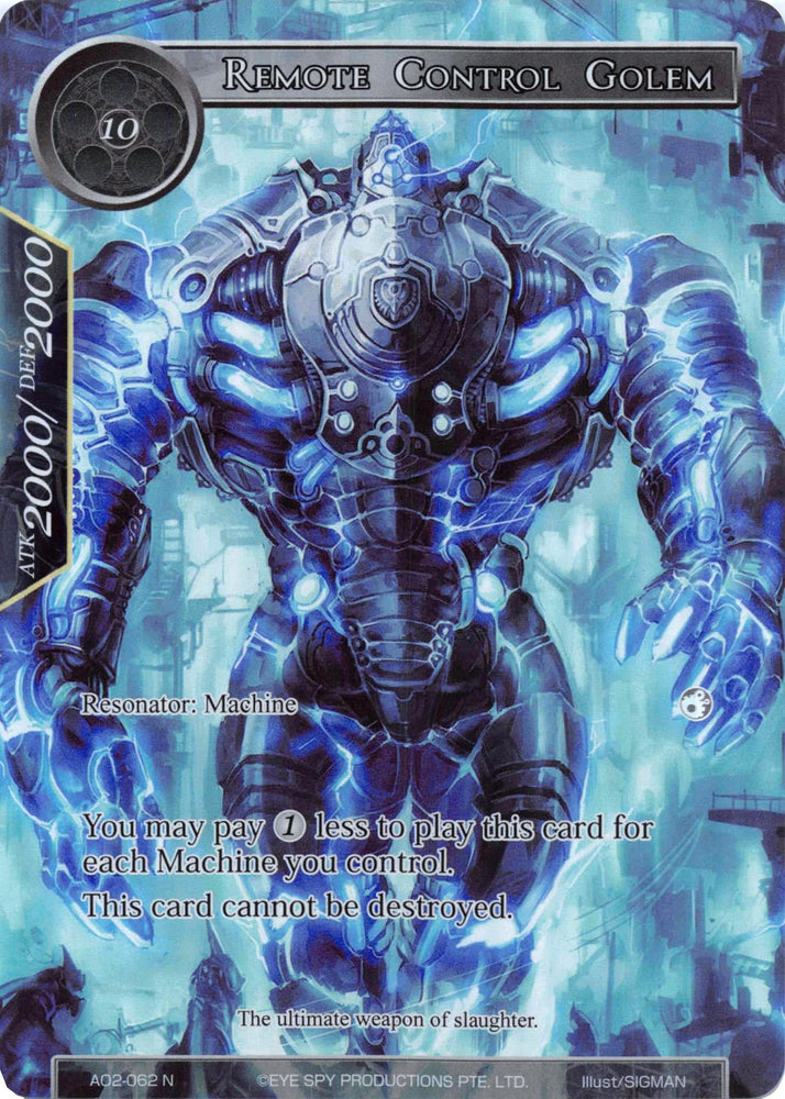 Remote Control Golem (Full Art) (AO2-062) [Alice Origin II]