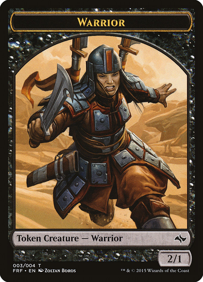 Warrior [Fate Reforged Tokens]