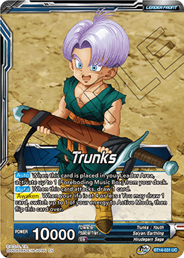 Trunks // Trunks, le successeur du héros [BT14-031] 
