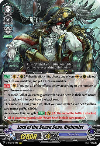 Lord of the Seven Seas, Nightmist (V-BT09/014EN) [Butterfly d'Moonlight]