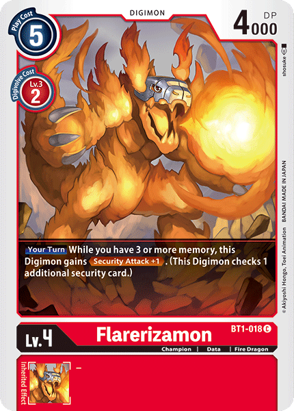 Flarerizam [BT1-018] [Lanzamiento de refuerzo Ver.1.0] 