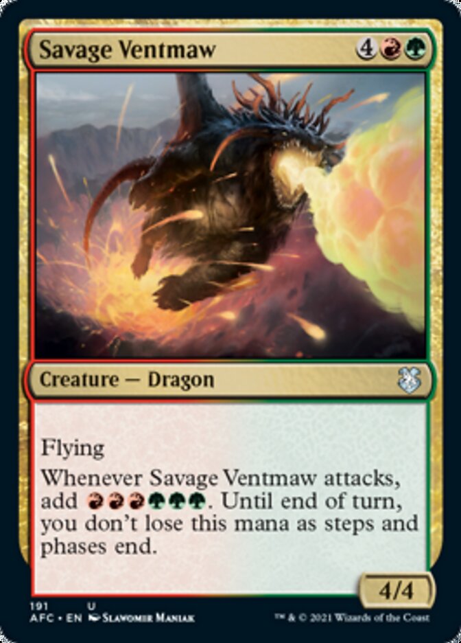 Savage Ventmaw [Comandante de Dragones y Mazmorras: Aventuras en los Reinos Olvidados] 