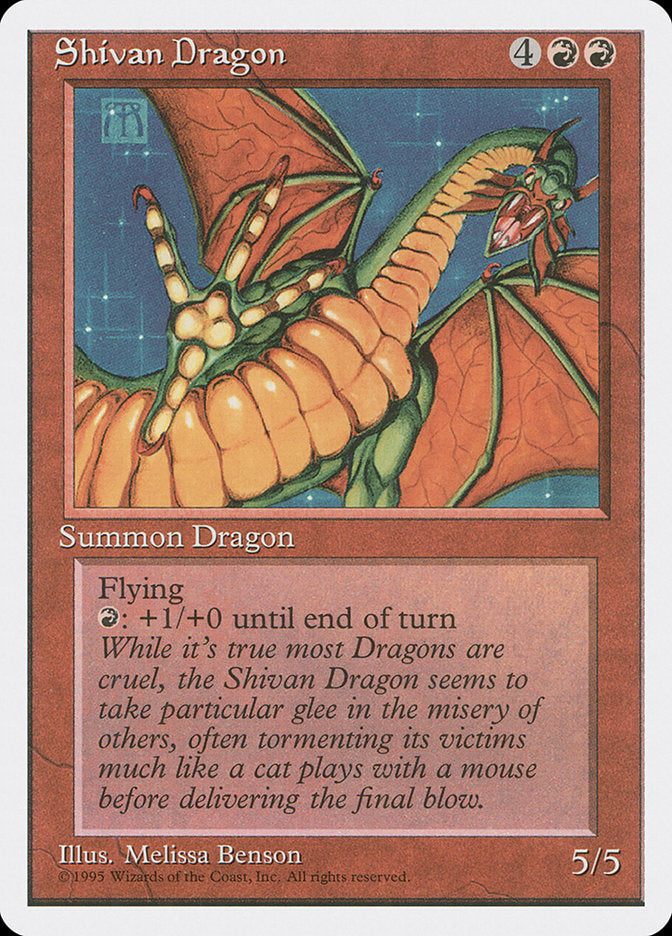 Shivan Dragon [Quatrième édition] 