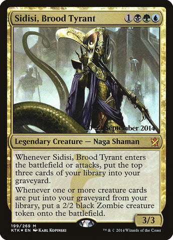 Sidisi, Brood Tyrant  (Prerelease) [Khans of Tarkir Prerelease Promos]