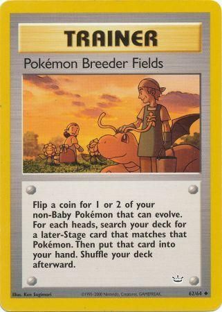 Champs d'élevage de Pokémon (62/64) [Neo Revelation] 