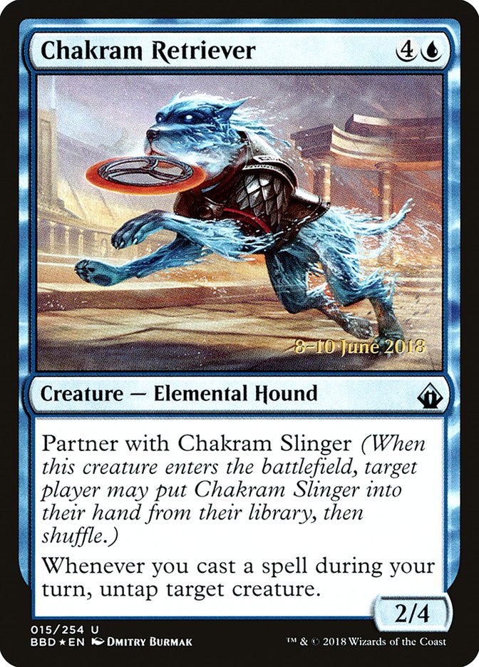 Chakram Retriever  (Prerelease) [Battlebond Promos]