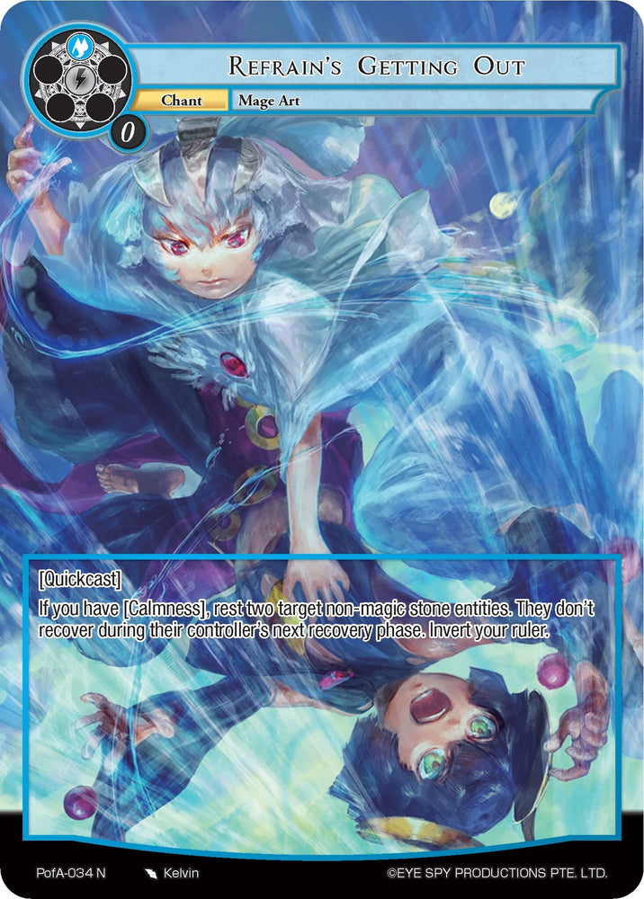 Refrain's Getting Out (Full Art) (PofA-034) [Alice Origin IV: Prologue of Attoractia]