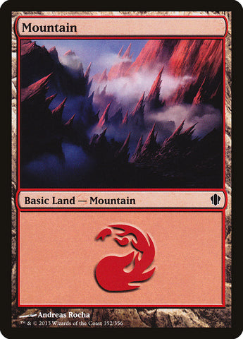 Mountain (#352) [Commander 2013]