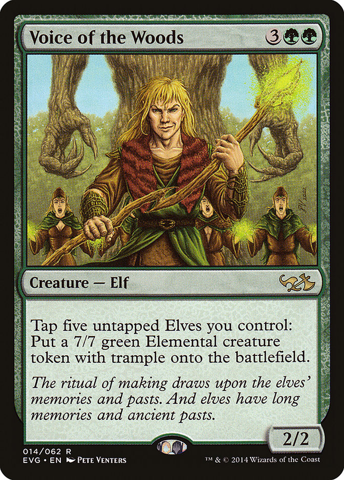 Voice of the Woods (Elves vs. Goblins) [Antología de Duel Decks] 