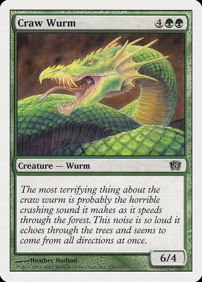 Craw Wurm [Huitième édition] 