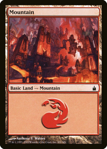 Montaña (#301) [Ravnica: Ciudad de Gremios] 