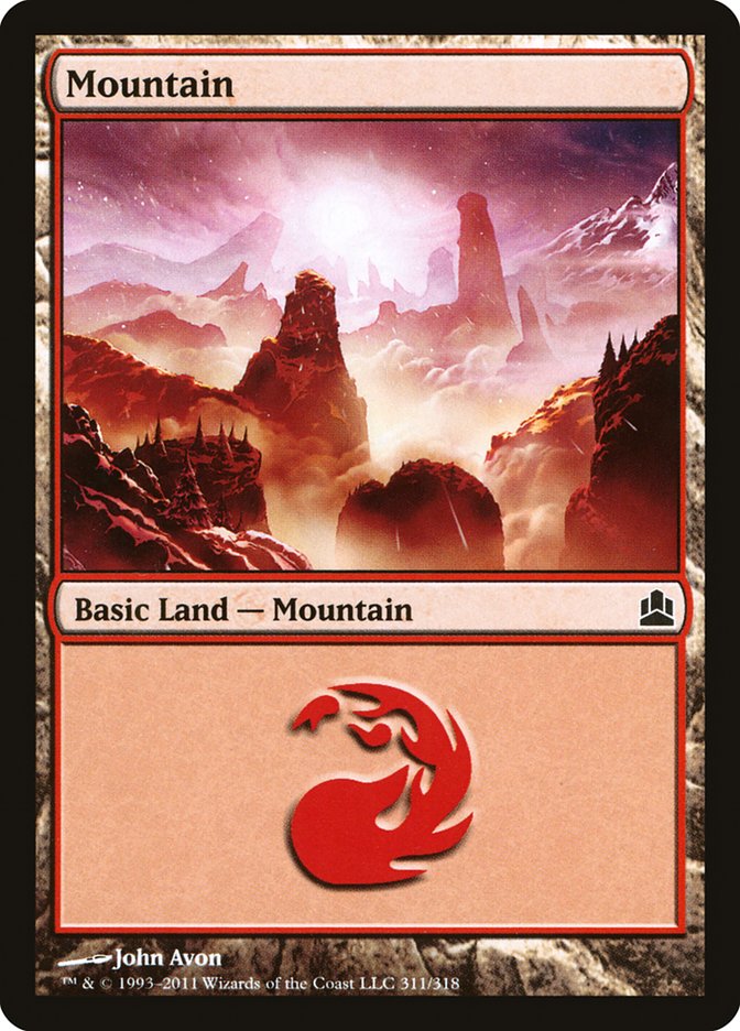 Mountain (#311) [Commander 2011]