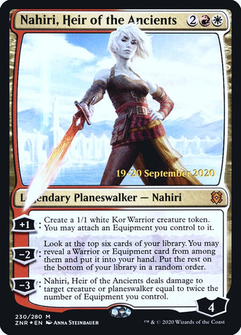 Nahiri, Heir of the Ancients  [Zendikar Rising Prerelease Promos]