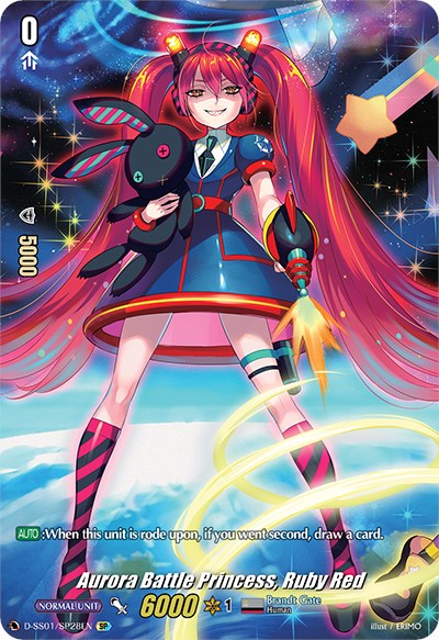 Aurora Battle Princess, Ruby Red (D-SS01/SP28EN) [Festival Collection 2021]