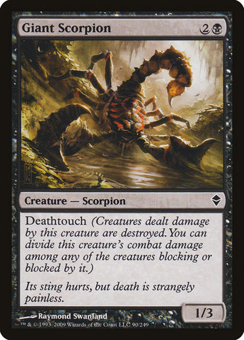 Scorpion géant [Zendikar] 