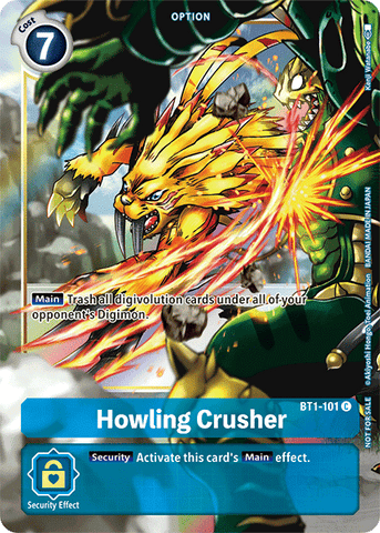 Howling Crusher [BT1-101] (Dash Pack) [Lanzamiento especial Booster Ver.1.5 Promociones] 