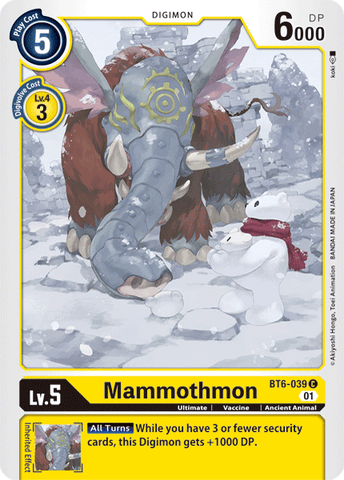 Mammothmon [BT6-039] [Double Diamond]