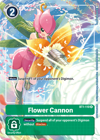 Flower Cannon [BT1-110] (Tamer's Evolution Box) [Lanzamiento especial Booster Ver.1.0 Promos]