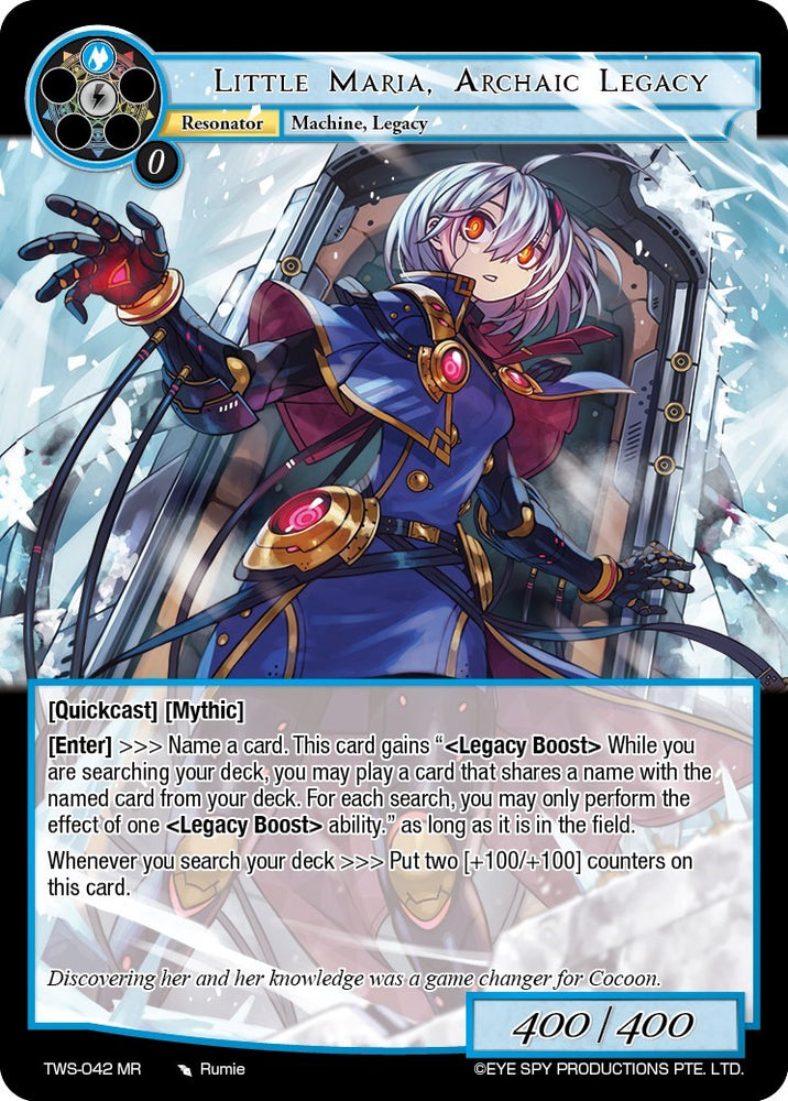 Little Maria, Archaic Legacy (TWS-042 MR) [The War of the Suns]