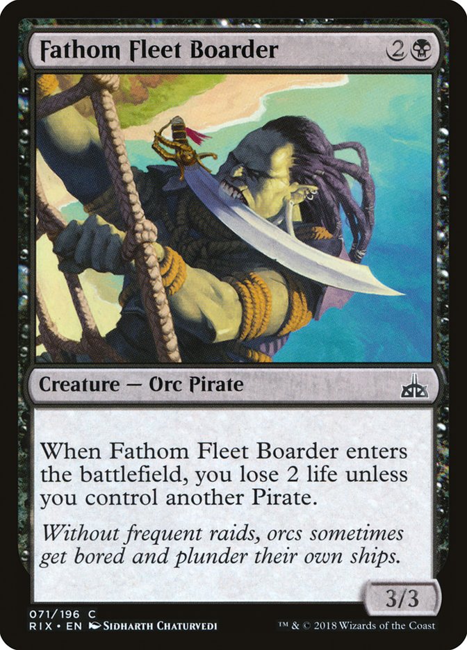 Pensionnaire de la flotte de Fathom [Rivals of Ixalan] 