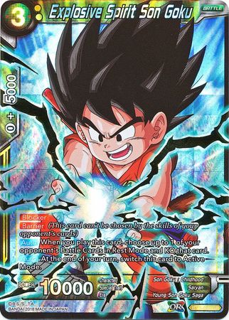 Esprit explosif Son Goku [BT3-088] 