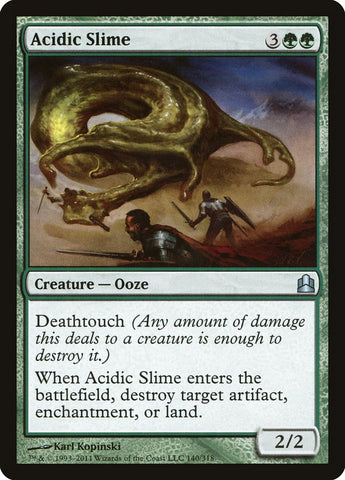 Slime acide [Commandant 2011] 