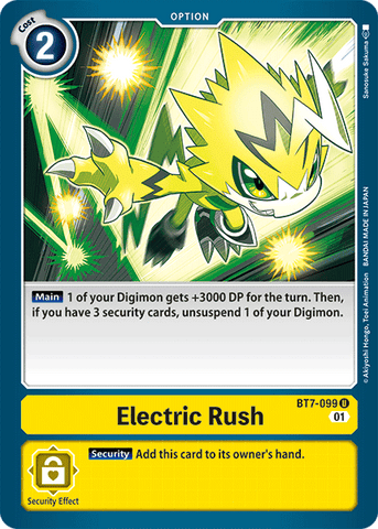Electric Rush [BT7-099] [Prochaine aventure] 