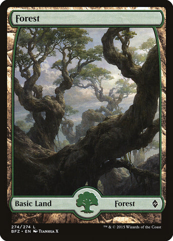 Forest (#274) [Battle for Zendikar]