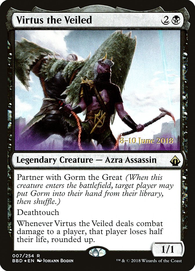 Virtus the Veiled  (Prerelease) [Battlebond Prerelease Promos]