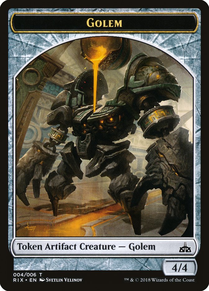 Golem [Rivals of Ixalan Tokens]