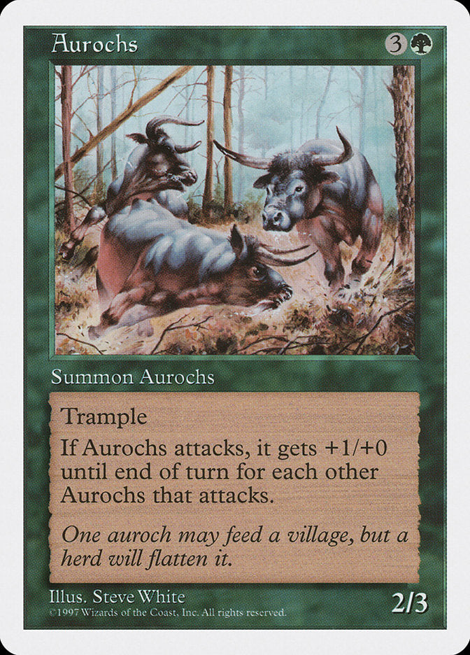 Aurochs [Cinquième édition] 