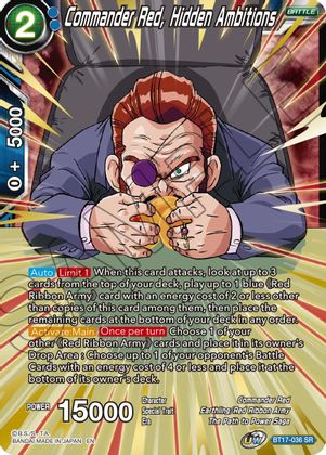 Commander Red, Hidden Ambitions (BT17-036) [Ultimate Squad]
